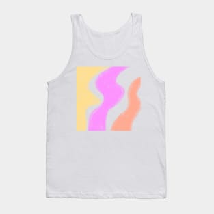 Colorful watercolor abstract texture Tank Top